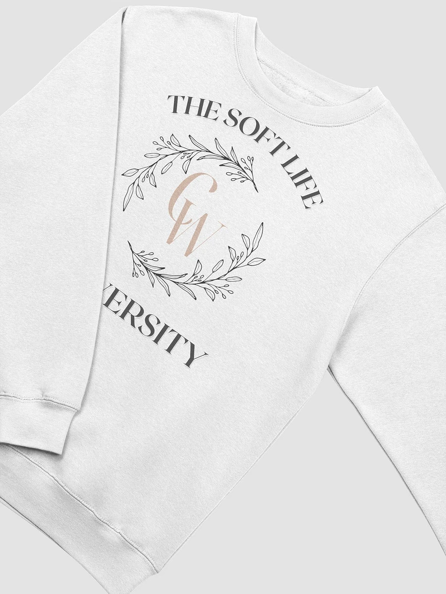 The Soft Life Sweatshirt | White product image (3)