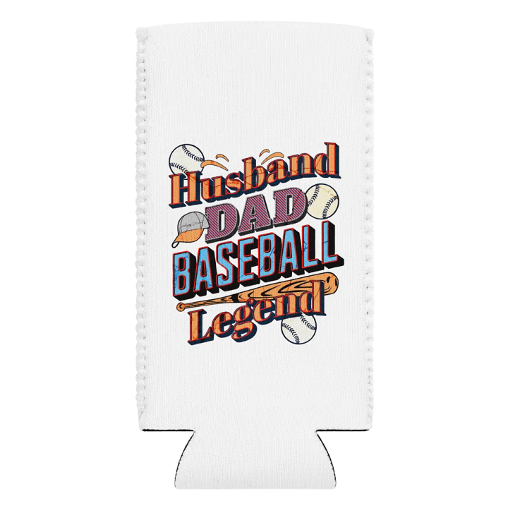 Husband Dad Baseball Legend Can Cooler product image (2)