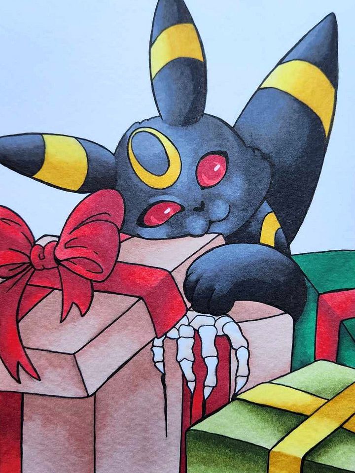Dessin original Noël Noctali product image (1)