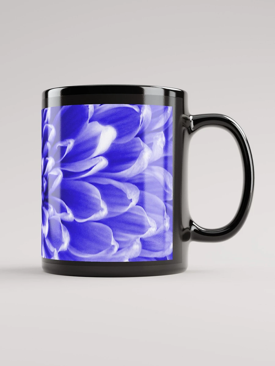 Blue Chrysanthemum Black Coffee Mug product image (2)
