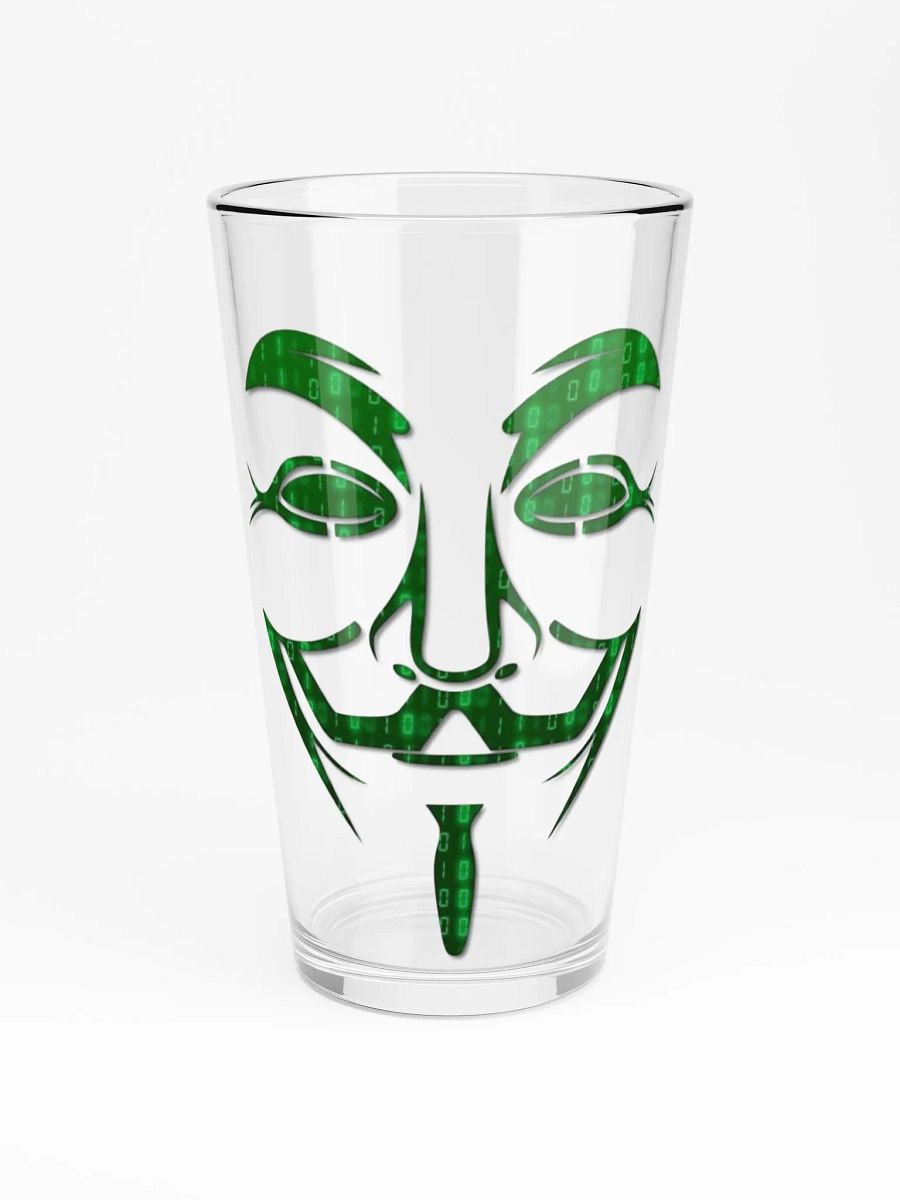 Guy Fawkes Matrix Pint glass product image (3)