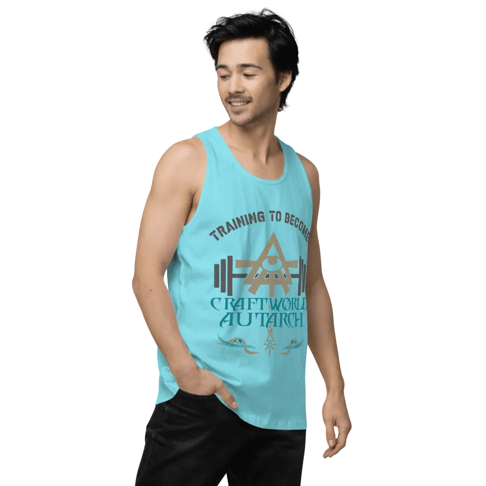 Training to Become Craftworld Autarch - Warhammer Aeldari Gym Tank top product image (3)