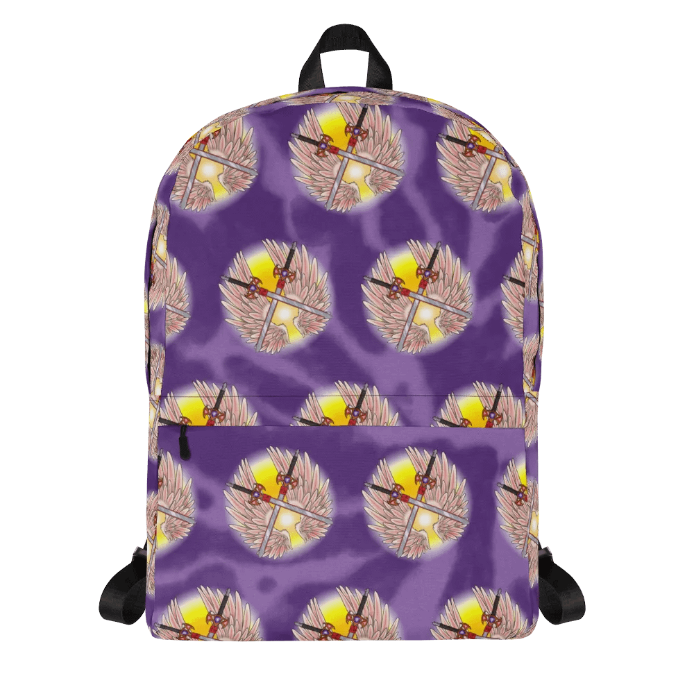 DreamWarrior Logo Pattern Backpack product image (1)