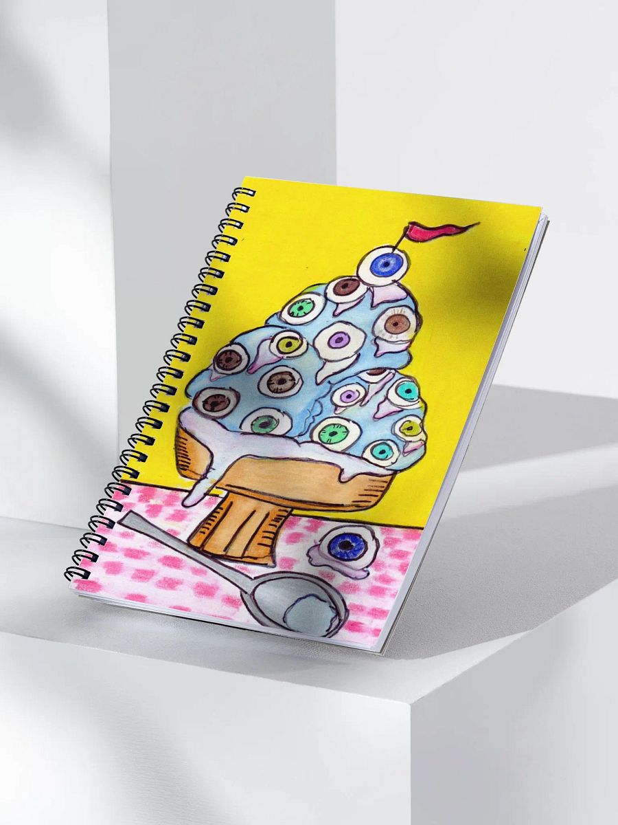 Eyeball Ice Cream Notebook product image (3)