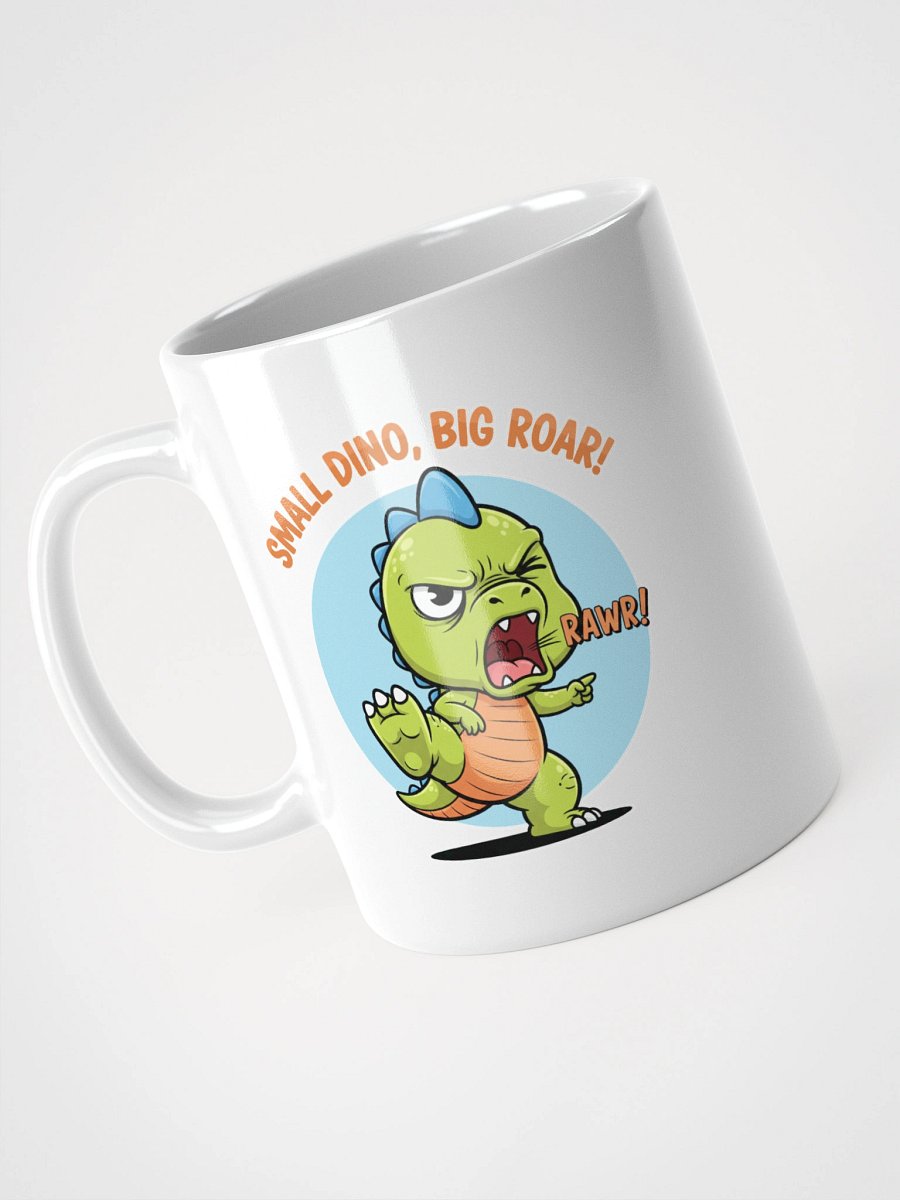 Dino Tiny Roar Power White Glossy Mug product image (4)