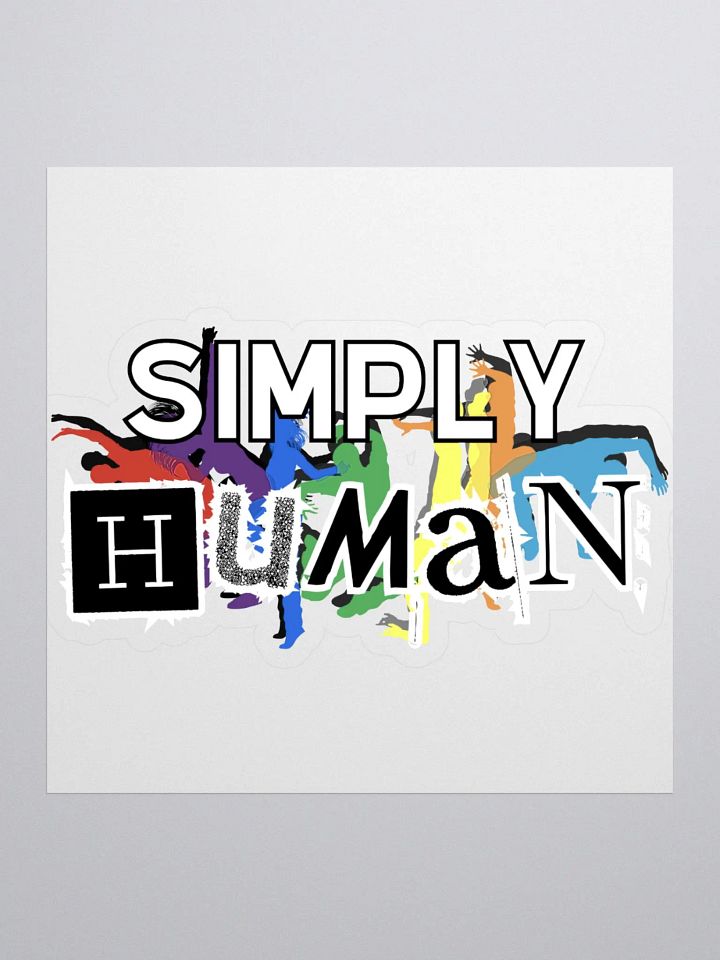Simply Human Sticker product image (1)