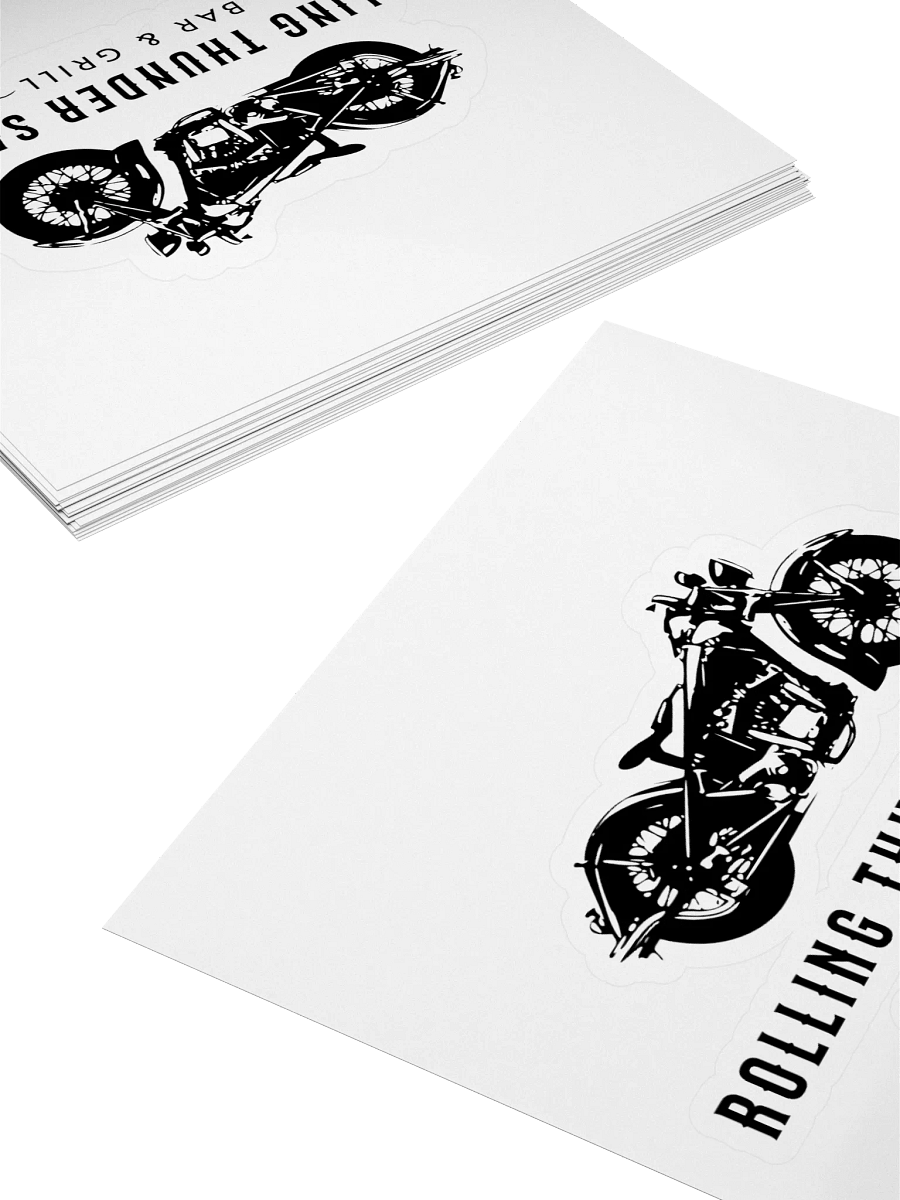 Rolling Thunder Saloon Motorcycle Sticker product image (4)