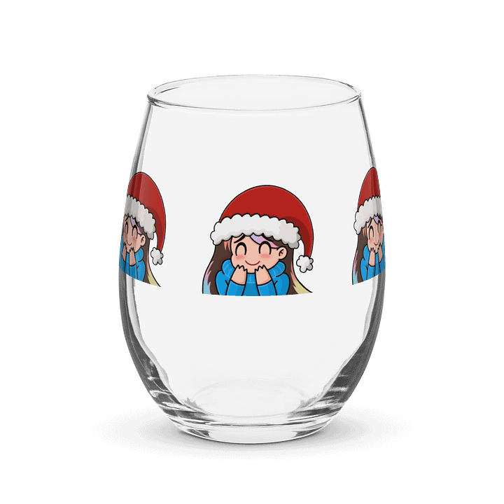 Cheerful Santa Hat Wine Glass Set product image (1)