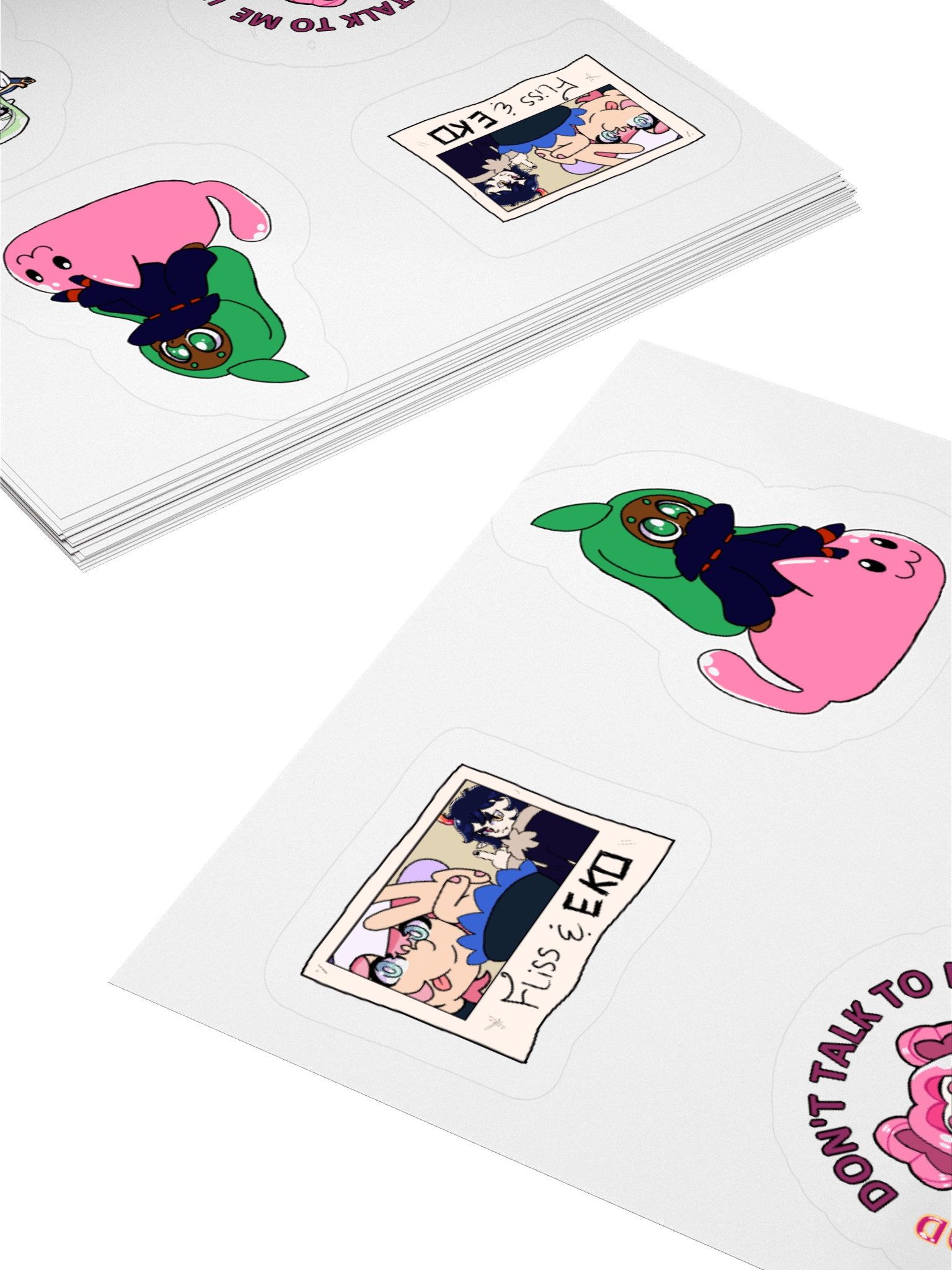 4PC All for One Character Sticker Sheet product image (10)