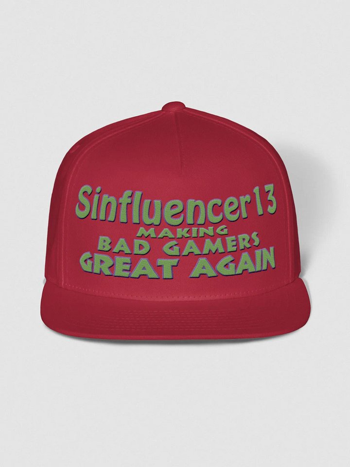 Sinfluencer 13 Flat Snapback Cap product image (1)
