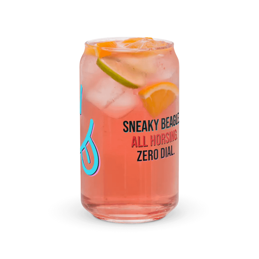 ALL HORSING | ZERO DIAL In A Can Glass product image (3)
