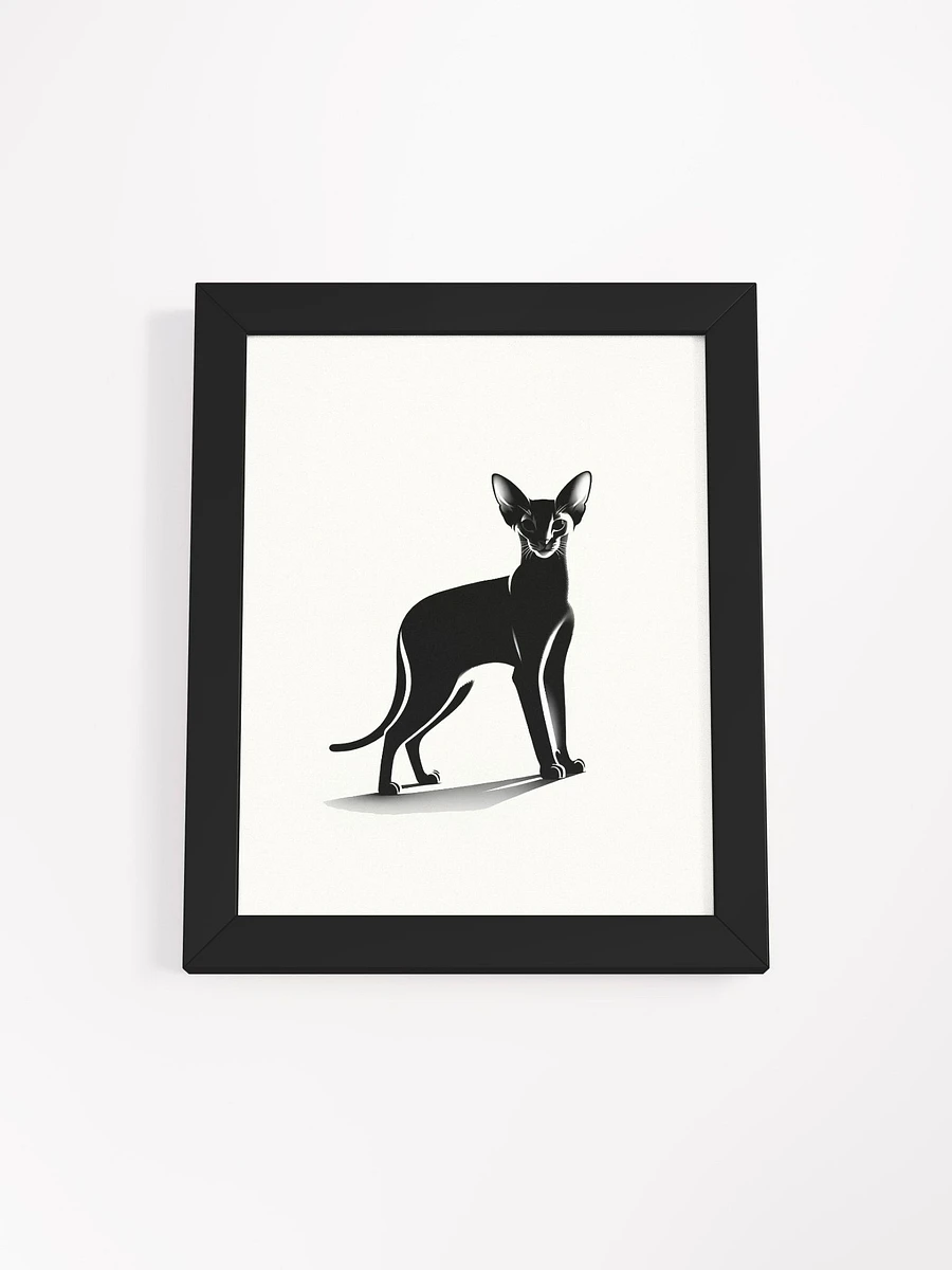 Framed High-Quality Matte Poster (in): Abyssinian product image (1)