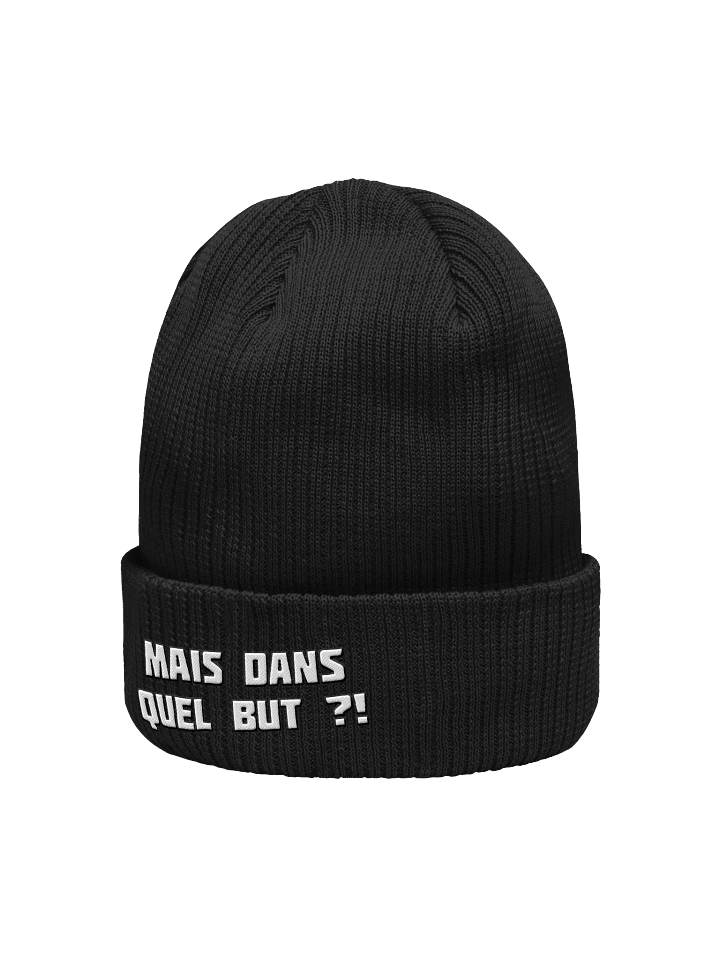 Bonnet brodé "MAIS DANS QUEL BUT ?!" product image (2)