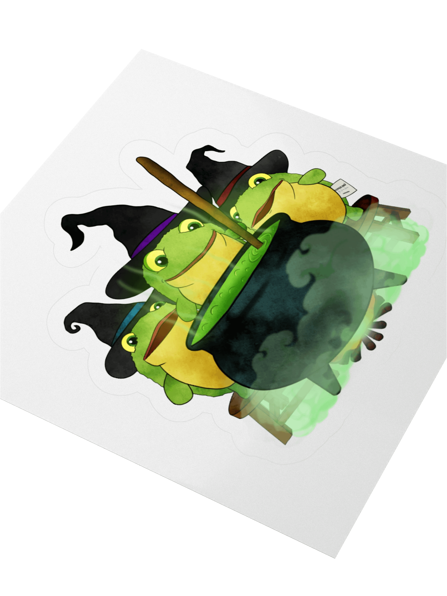 FROGGIE WITCHES STICKER product image (7)