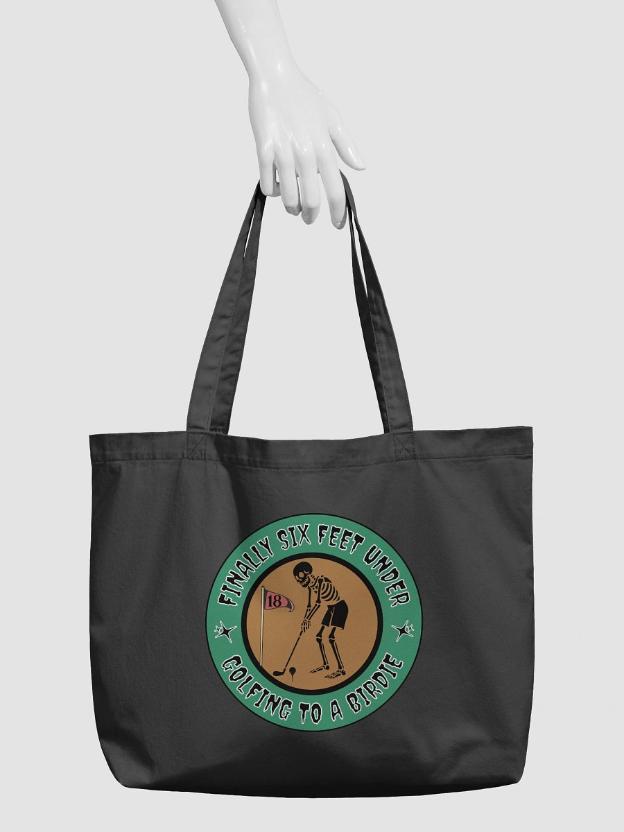 Finally Six Feet Under Golfing To A Birdie Graveyard Golf Eco Tote product image (6)