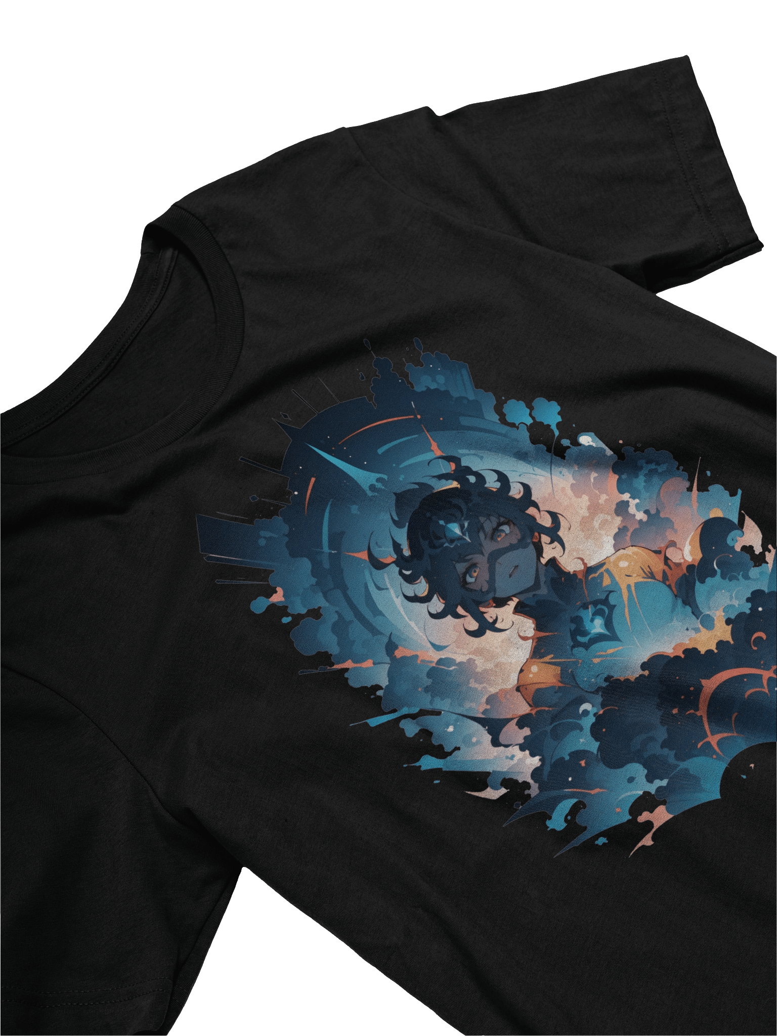 Cosmic Dreamer: Celestial Voyager Unisex T-Shirt | Vibrant Cosmic Art on Bella+Canvas 4.2oz Fabric product image (3)