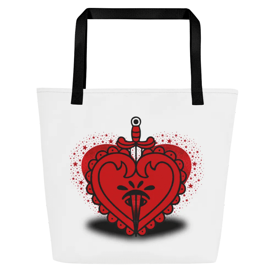 Love Hurts All-Over Print Tote Bag product image (4)
