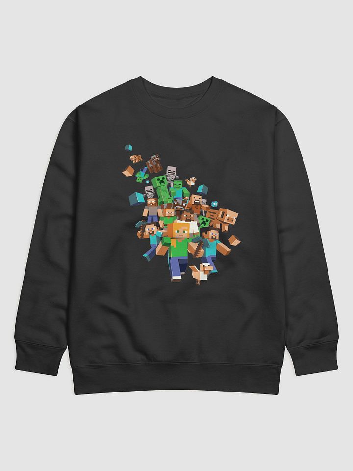 Minecraft Mob Pile Crewneck Sweatshirt product image (1)