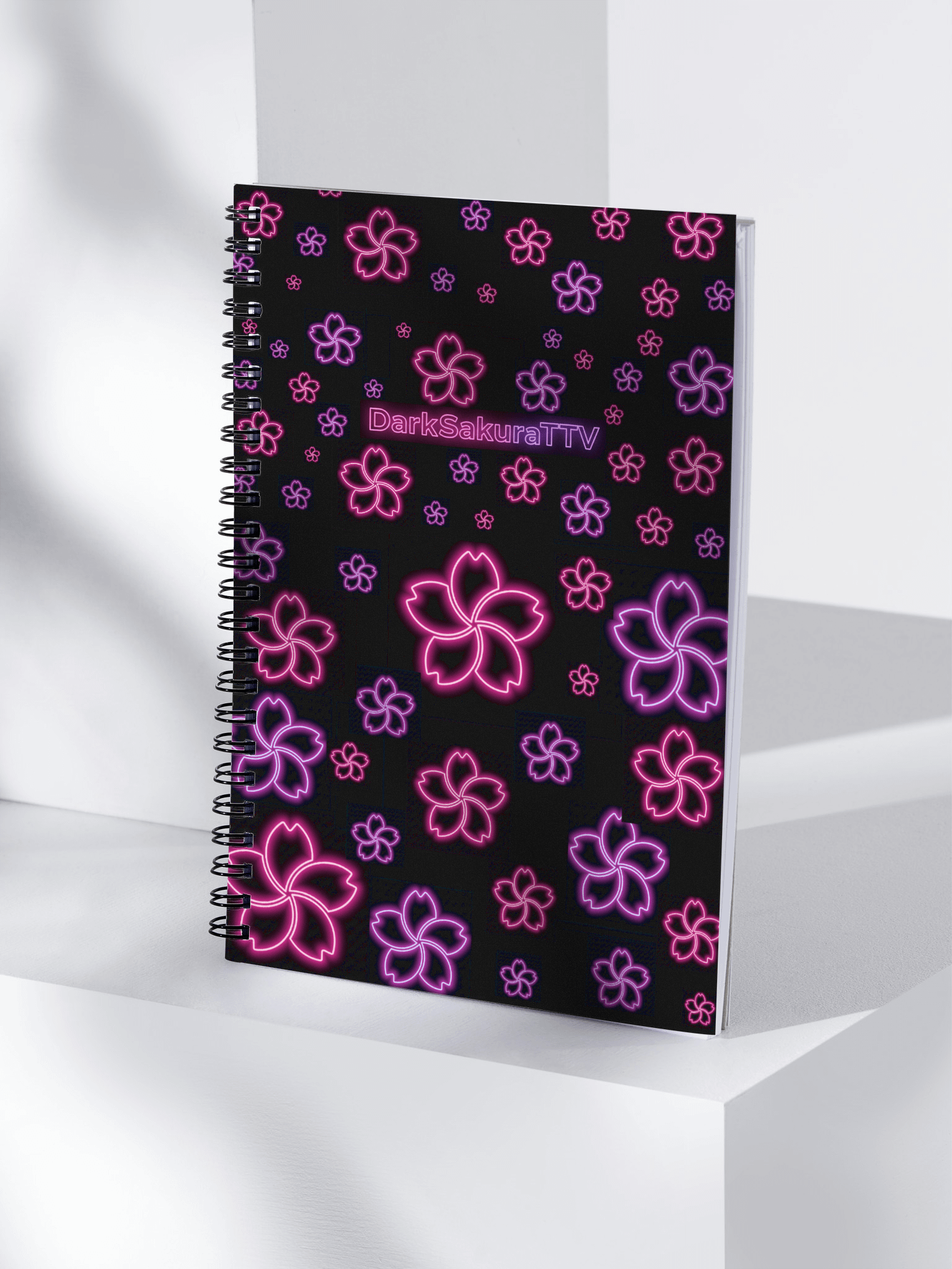 DarkSakuraTTV Neon Logo Notebook product image (4)