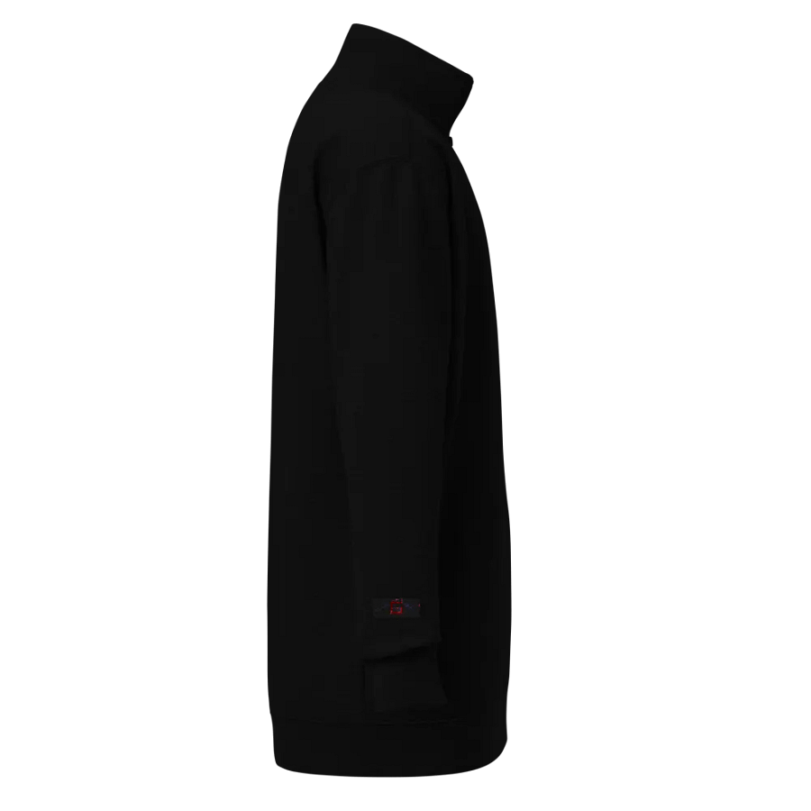 Abstract Red Structure Unisex Fleece Pullover product image (3)