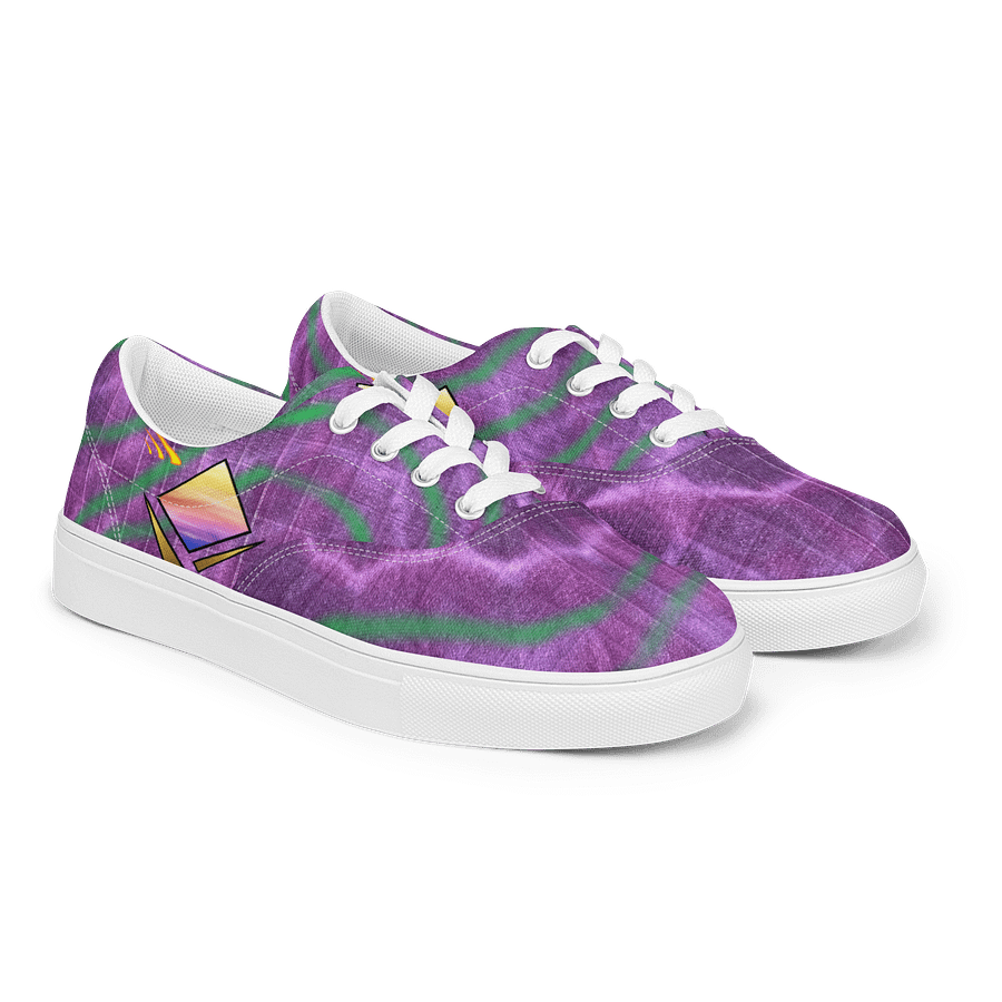 S³ (Men's) Purple Tie Dye Laced Shoes product image (2)