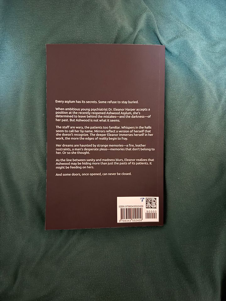 Signed paperback copy of Where Madness Sleeps product image (2)