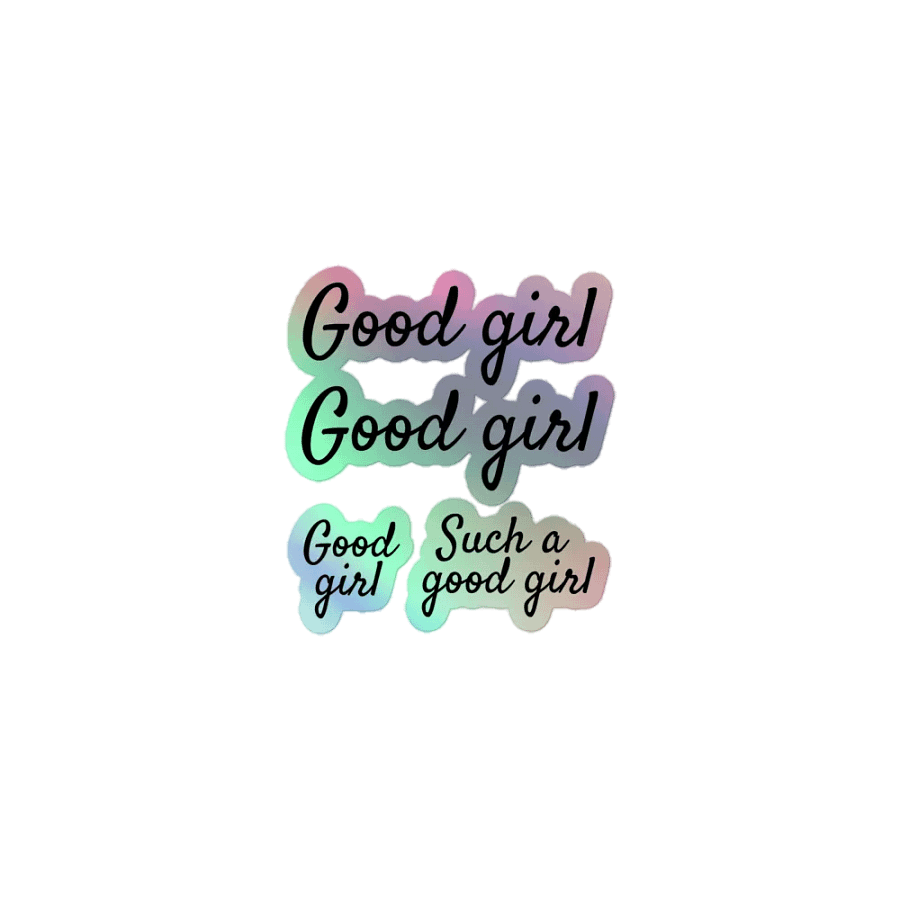 Holographic "Good girl" Sticker Sheet Set product image (1)
