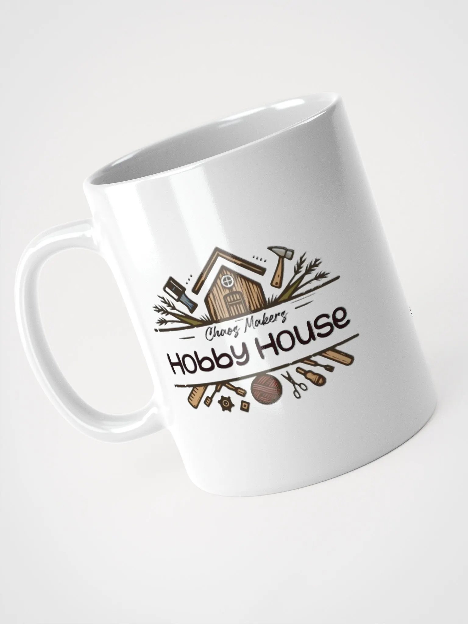 Sawdust is my Glitter | Glossy White Mug product image (8)