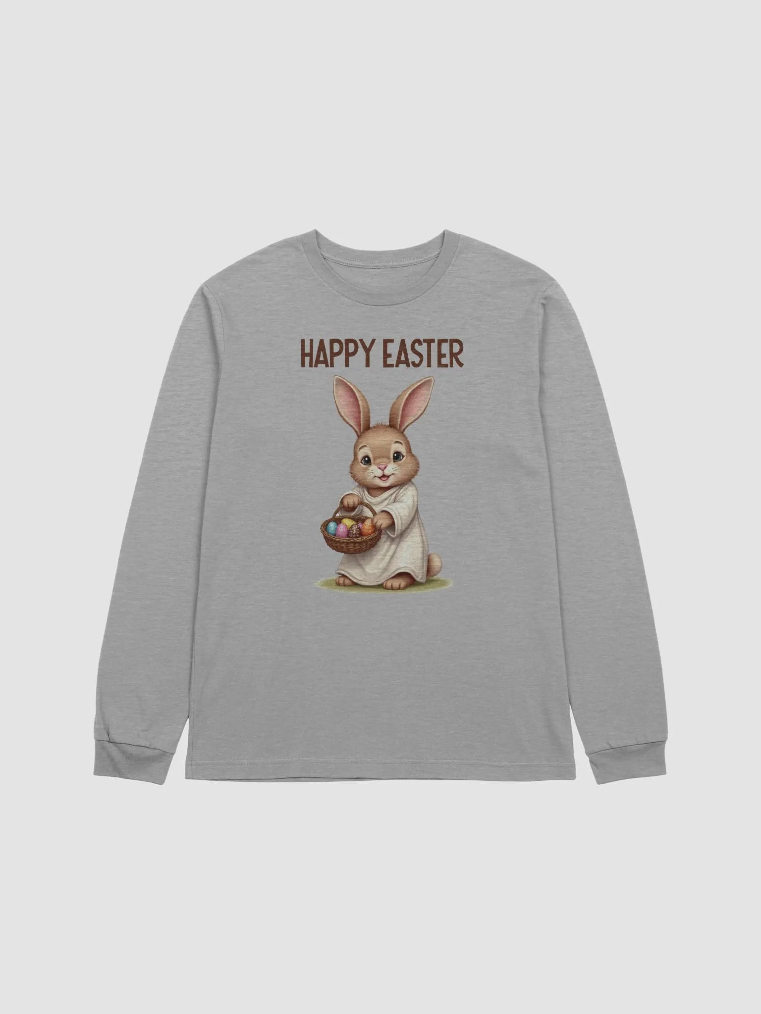 Easter Bunny Basket Long Sleeve Tee product image (2)