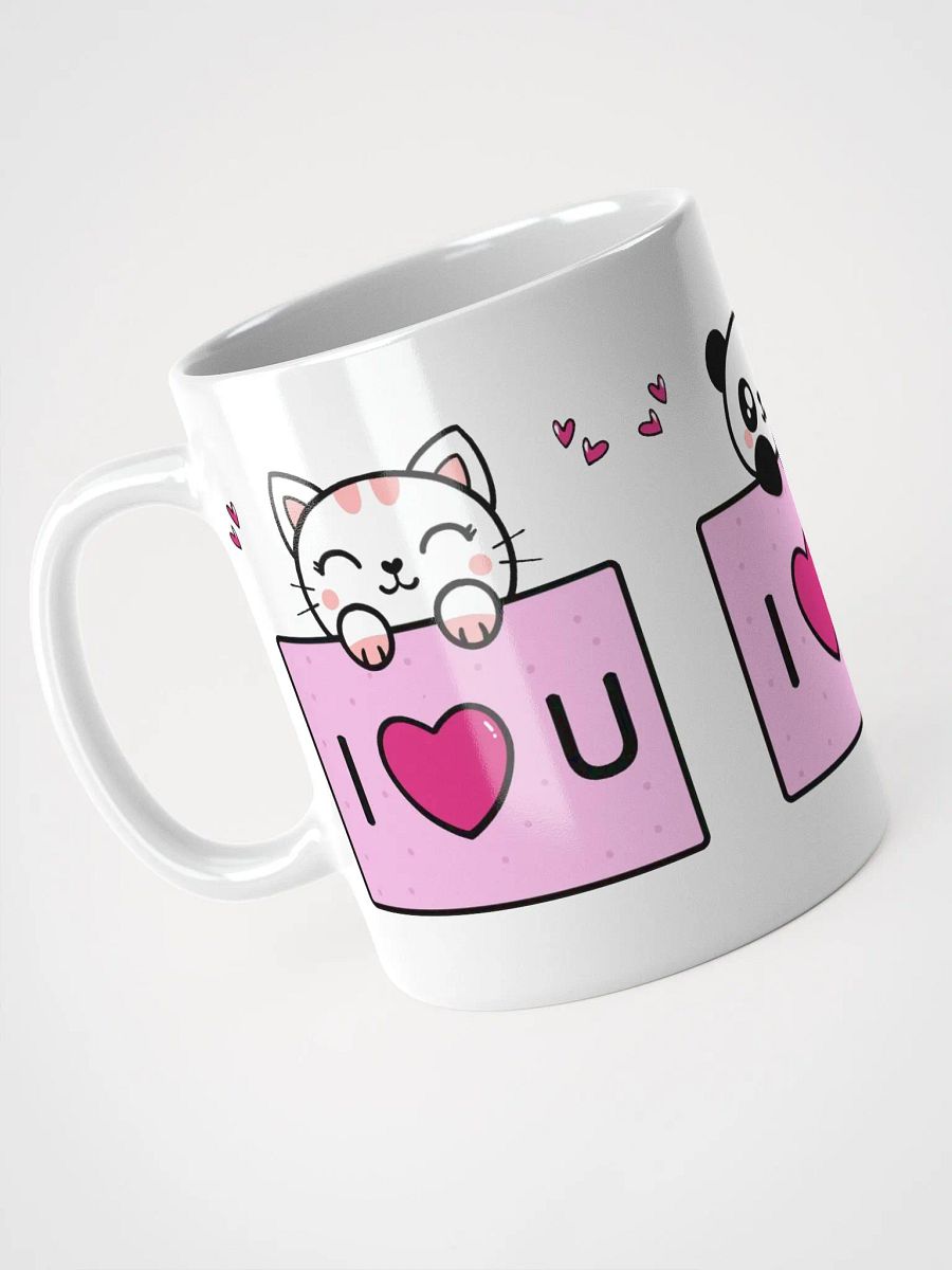 Animal Love White Glossy Coffee Mug product image (1)
