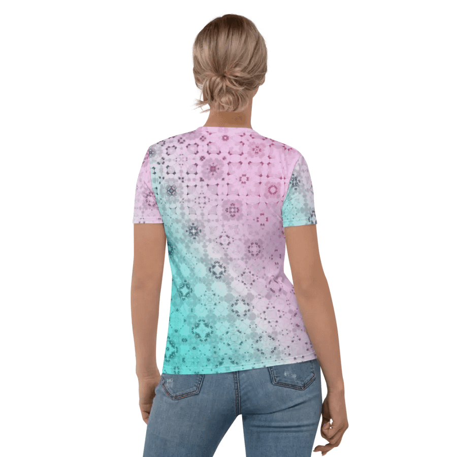 Symmetry in Bloom Women's Crew Neck T-Shirt product image (4)