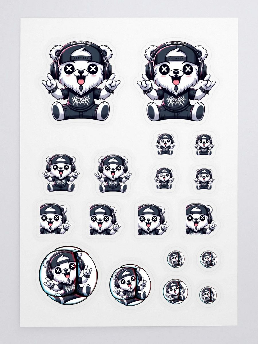 Psixkotic Bear & Friends Sticker Collection product image (3)