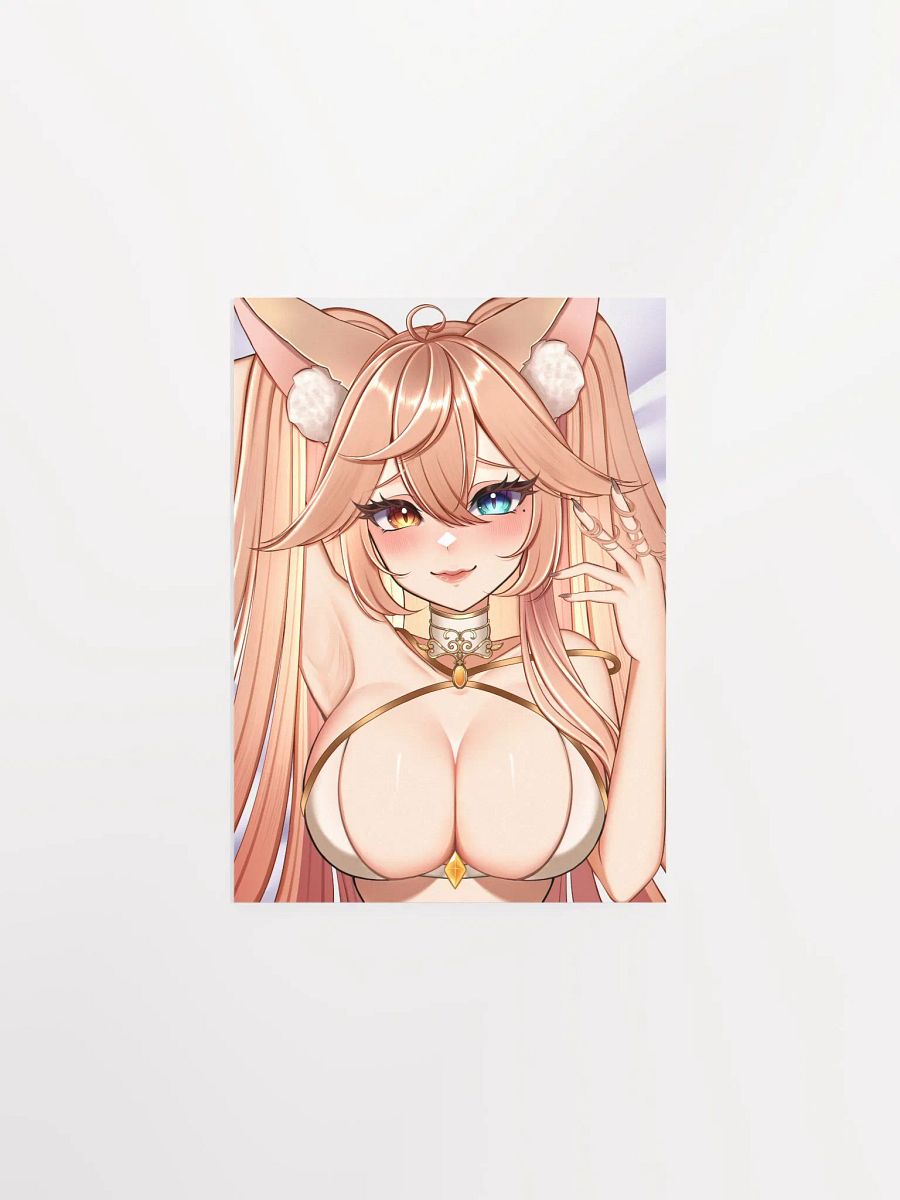 Light Peach Poster (Booba Mousepad Design) product image (1)