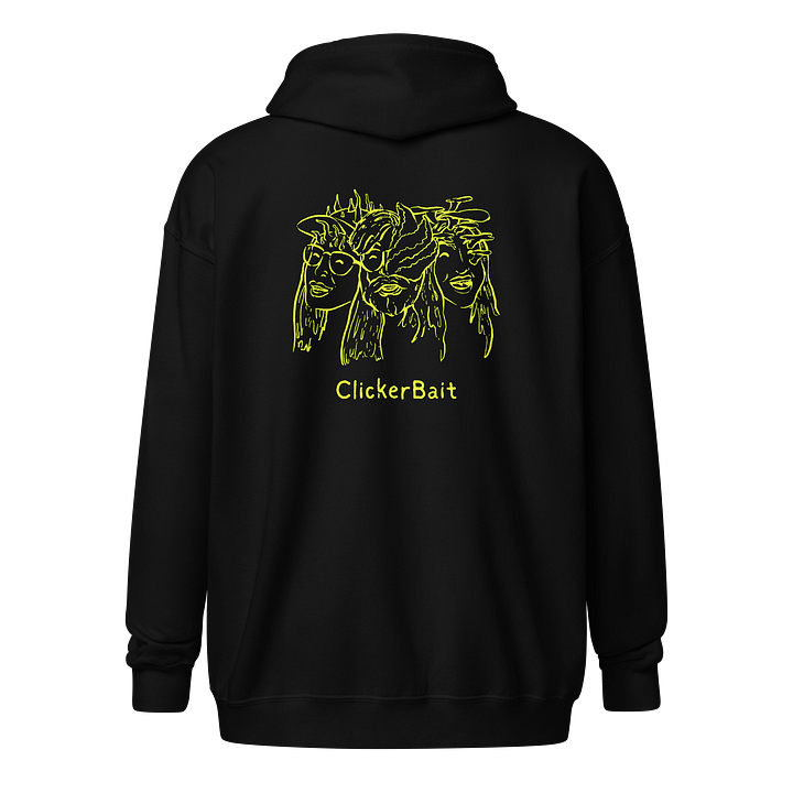 ClickerBait Hosts Unisex Zip Up Hoodie product image (2)