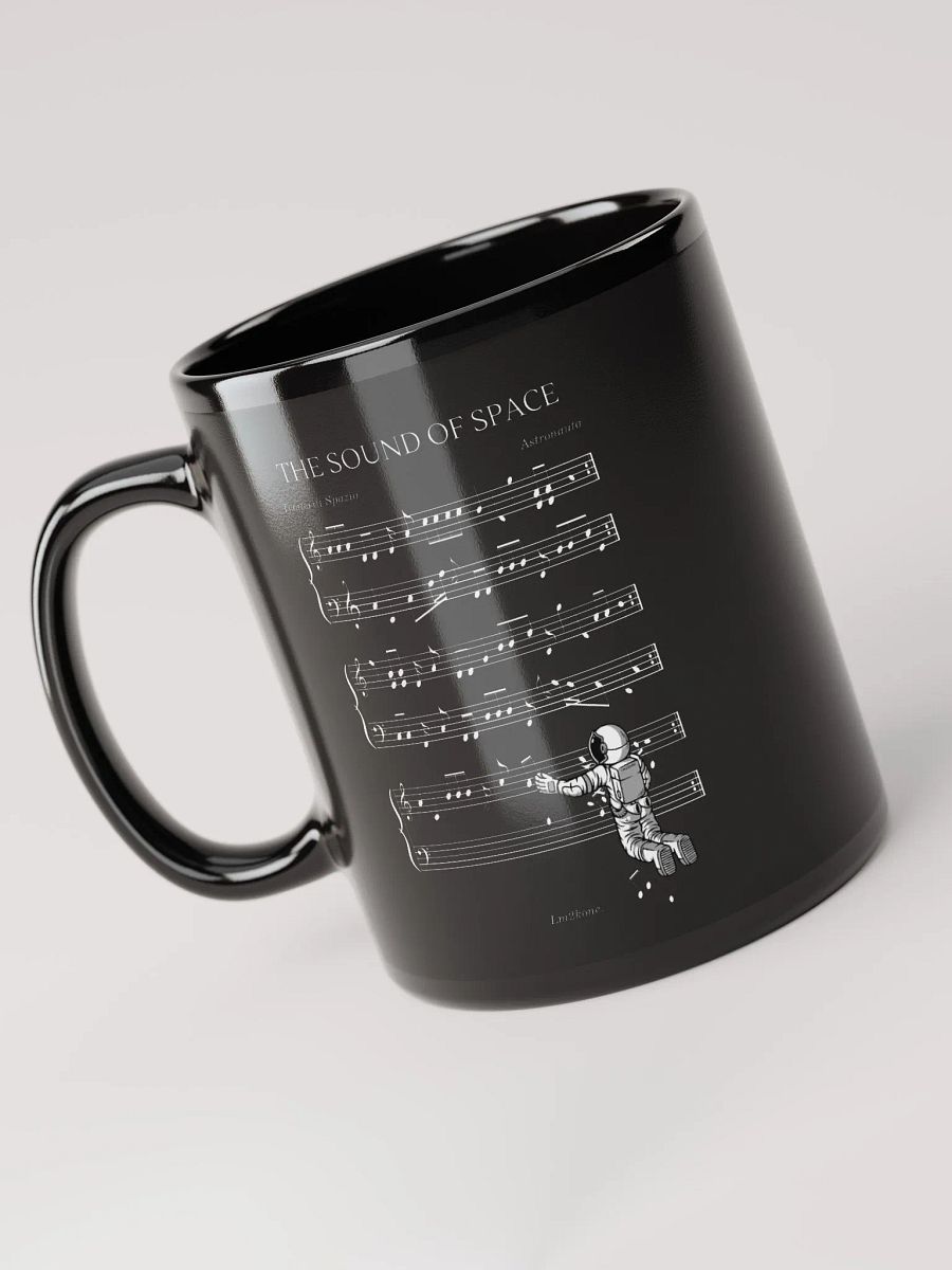 The Sound of Space - (Black Version) Mug product image (5)