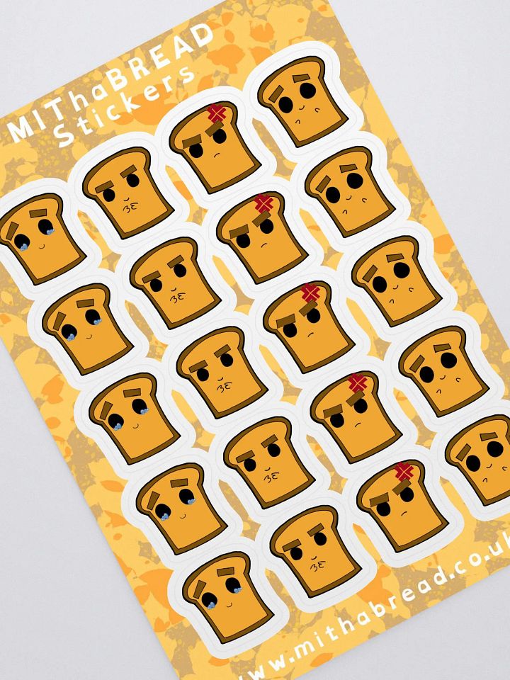 Cry Baby & Friends Bread Sticker Sheet product image (1)