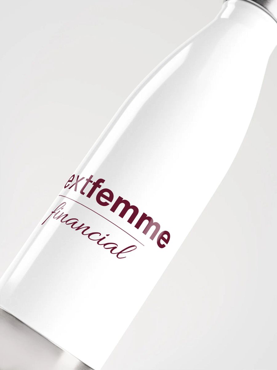 Stainless Steel Elegance Water Bottle with Maroon Logotype product image (5)
