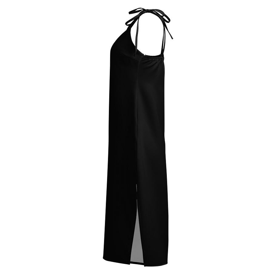 Midnight Veil Designs Sjip Dress - Black Gothic Chiffon Midi product image (3)