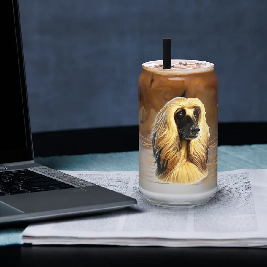 Ethereal Afghan hound Dreams Glass product image (33)