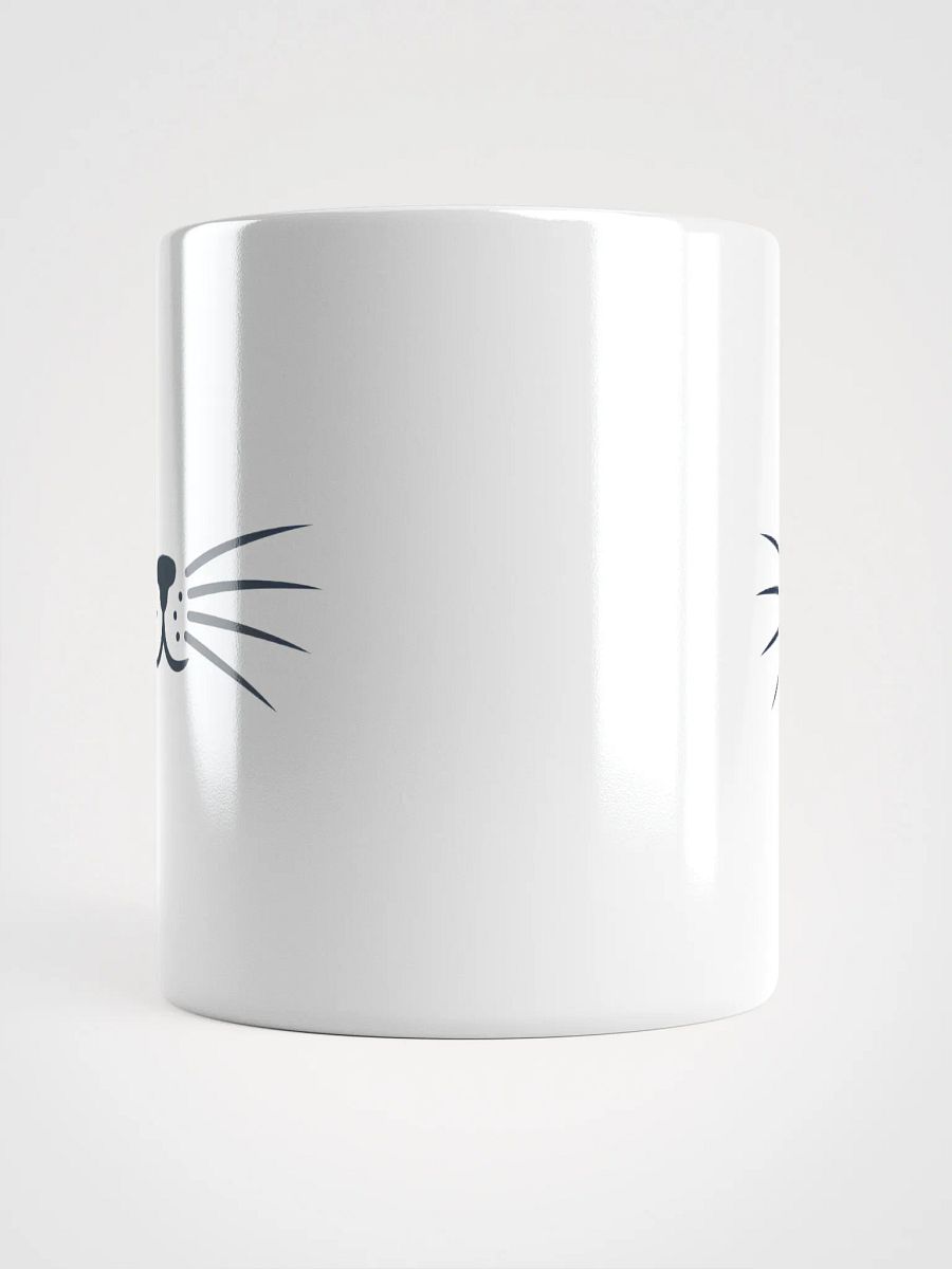 Minimalist Cat Whiskers Coffee Mug - Cute Cat Lover Gift product image (5)