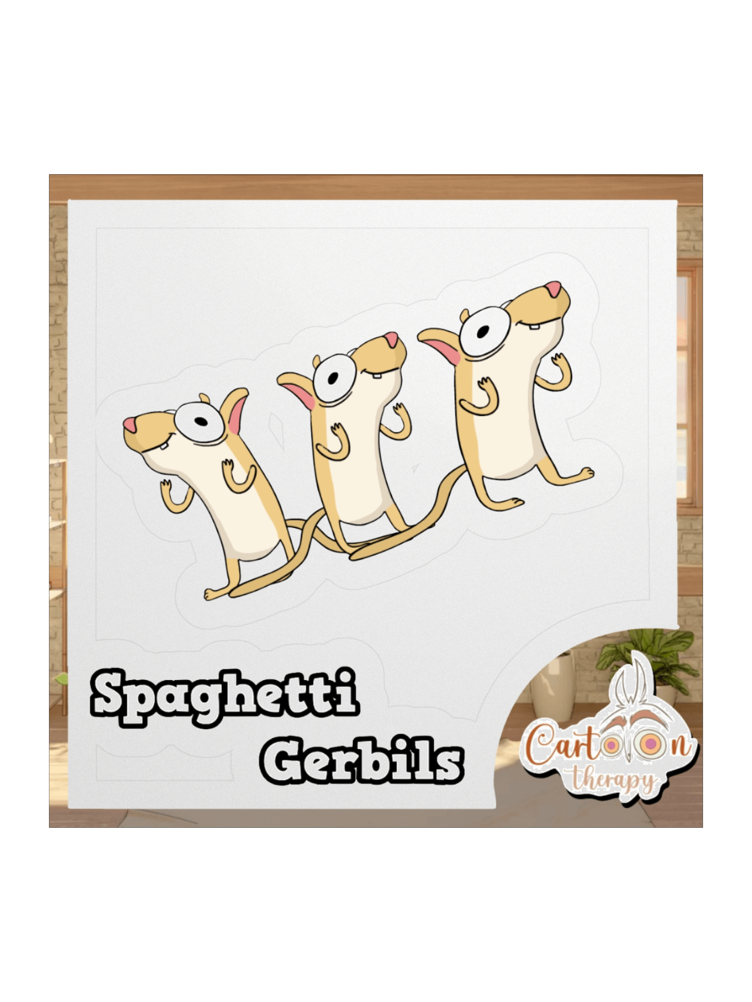 Spaghetti Gerbils (Sticker Club) product image (1)