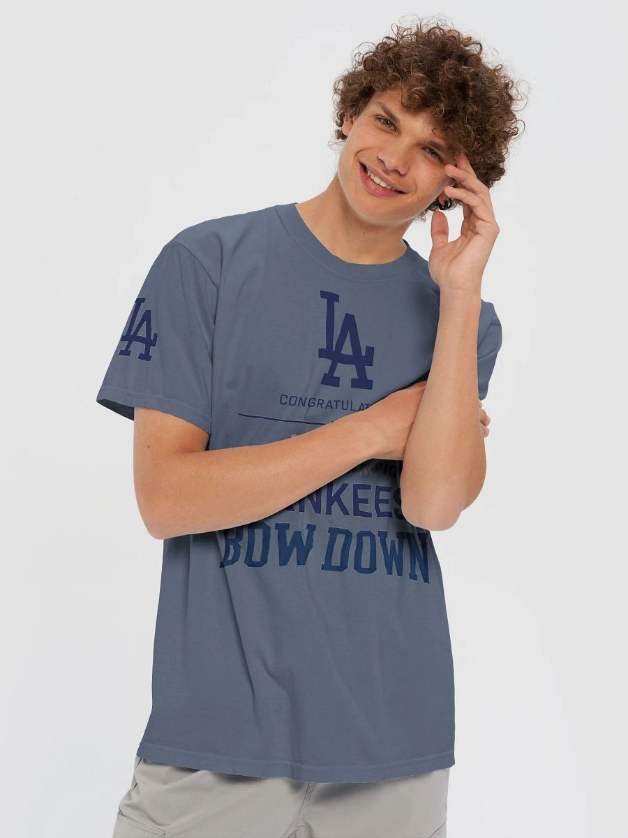 "Congratulations 2nd Place World Champion Yankees - Bow Down" T-Shirt | MLB Home Locker | MLB Rivals Locker product image (5)