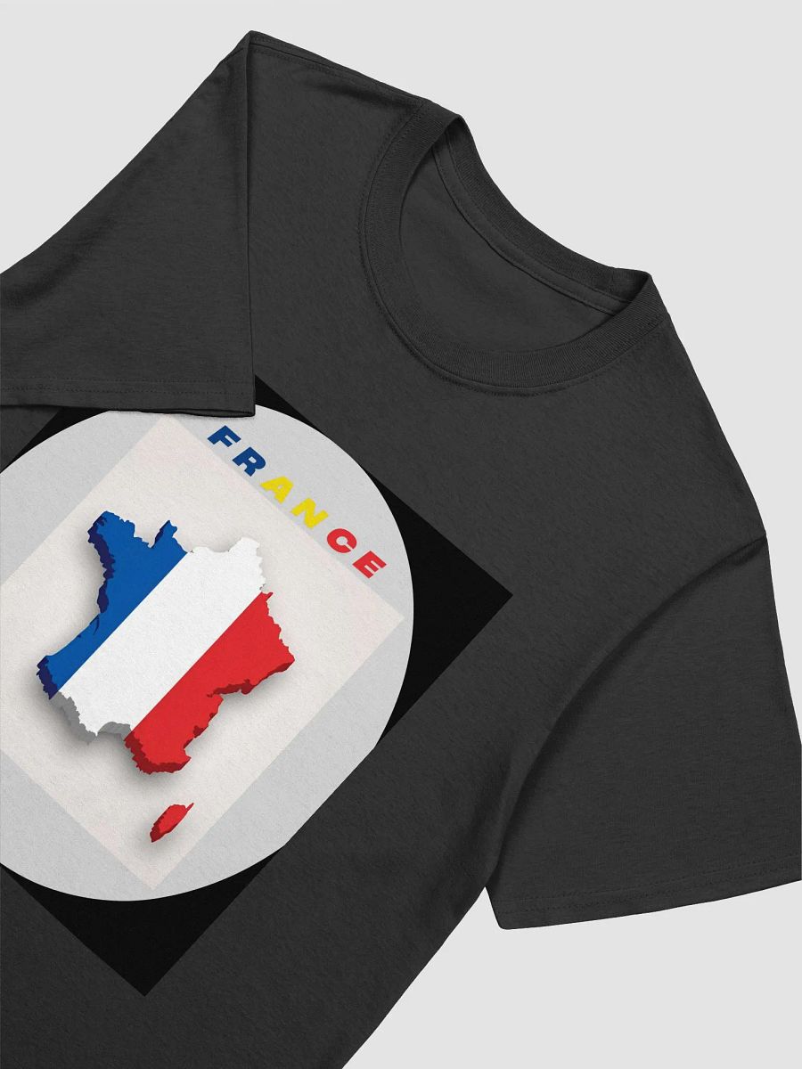 France Map Unisex Softstyle T-Shirt product image (3)
