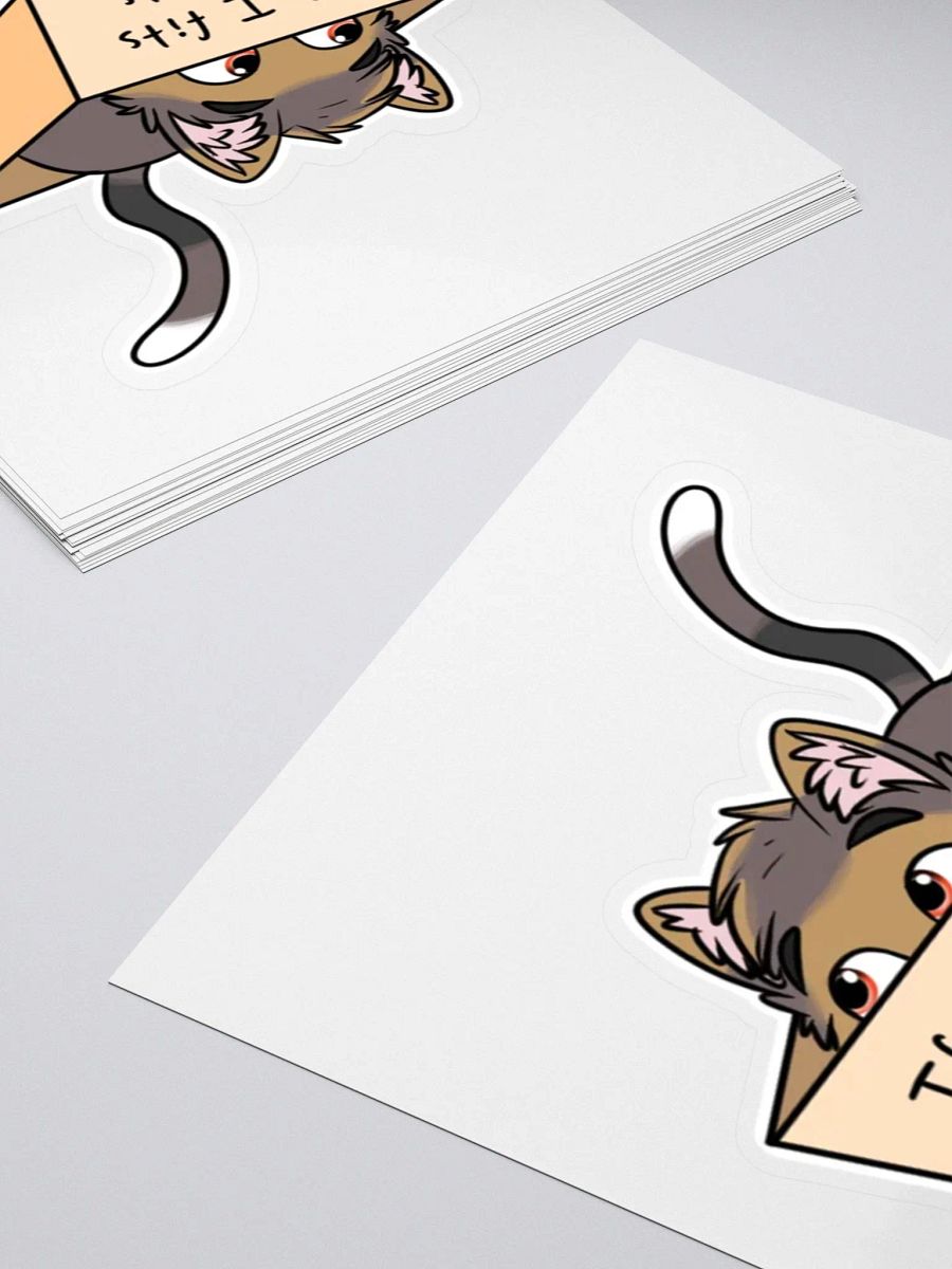 CAT IN A BOX Sticker product image (11)
