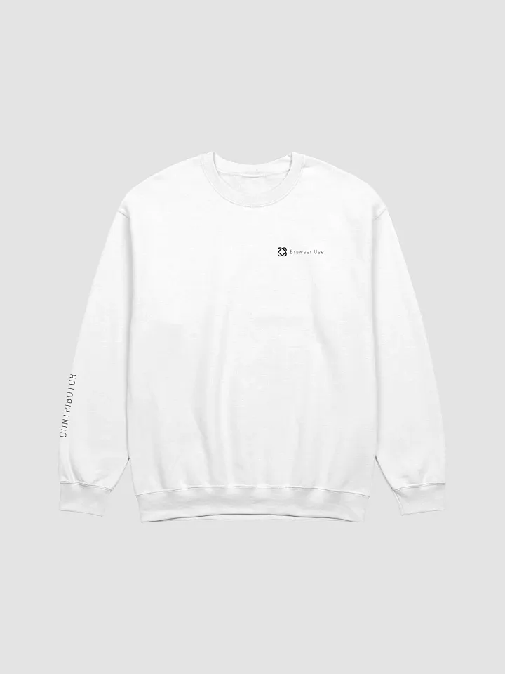 USE CREWNECK SWEATER (WHITE) product image (1)