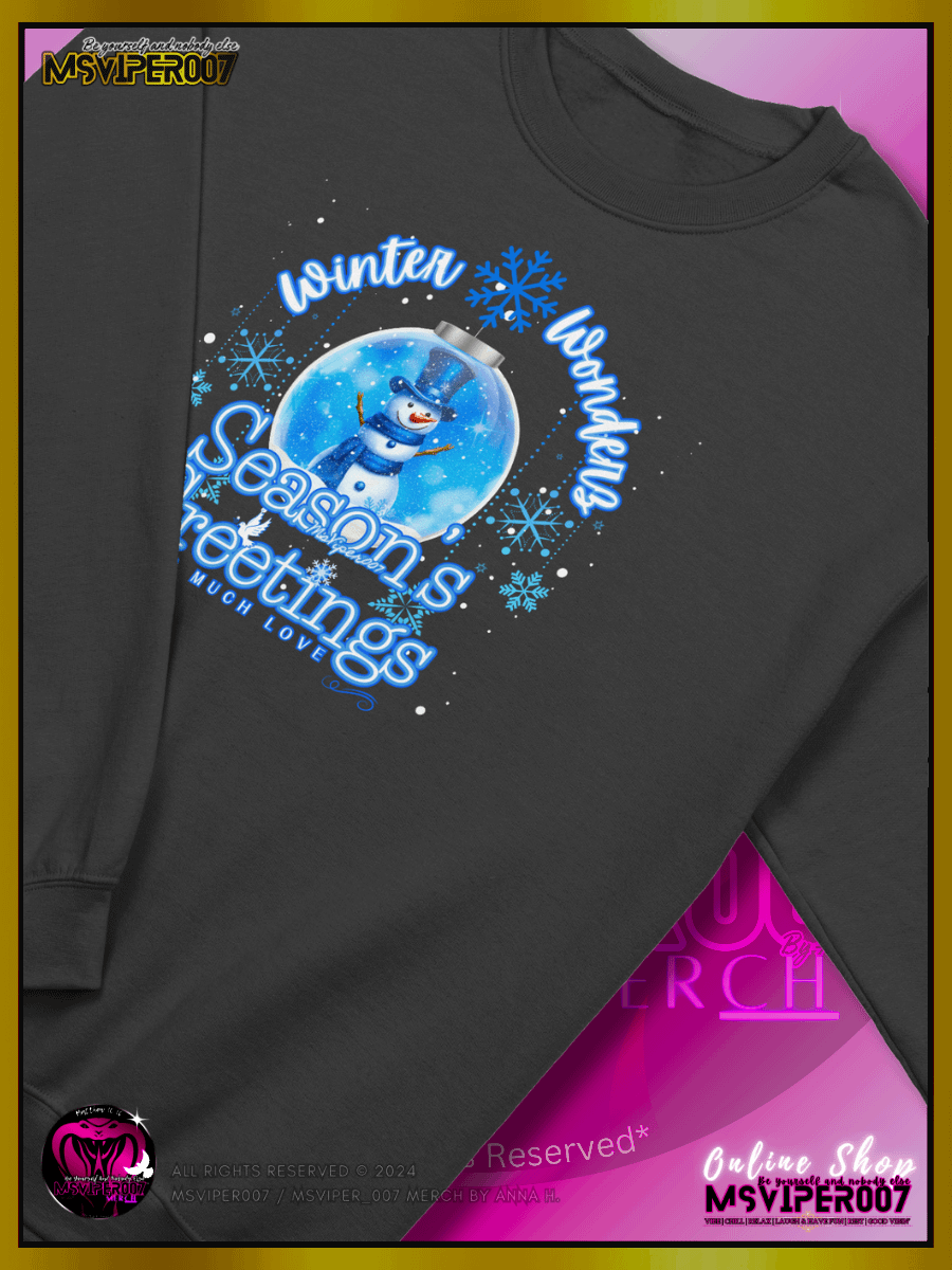 Sweatshirts - MsViper007's - "Winter Wonderz™" Cozy Sweatshirt By Anna H. product image (3)