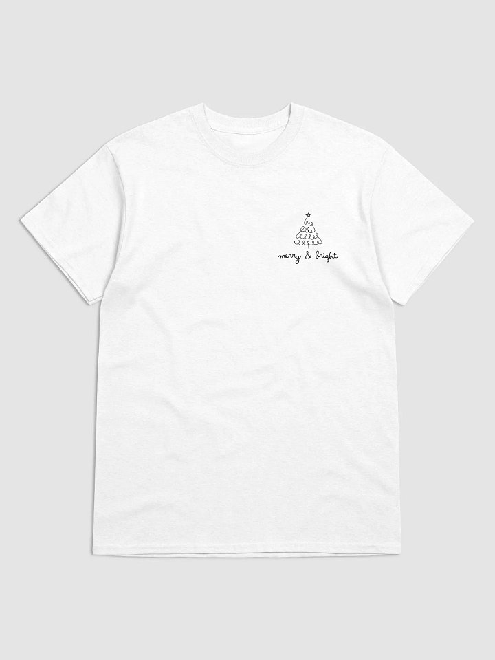 Christmas Women's T-shirt | merry & bright | small print product image (1)