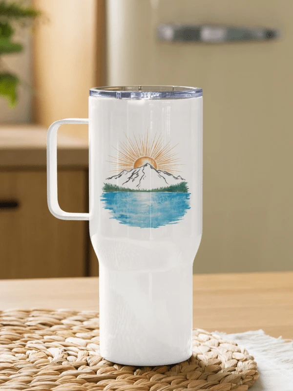 Mountain Sunrise - Travel Mug with Handle product image (1)