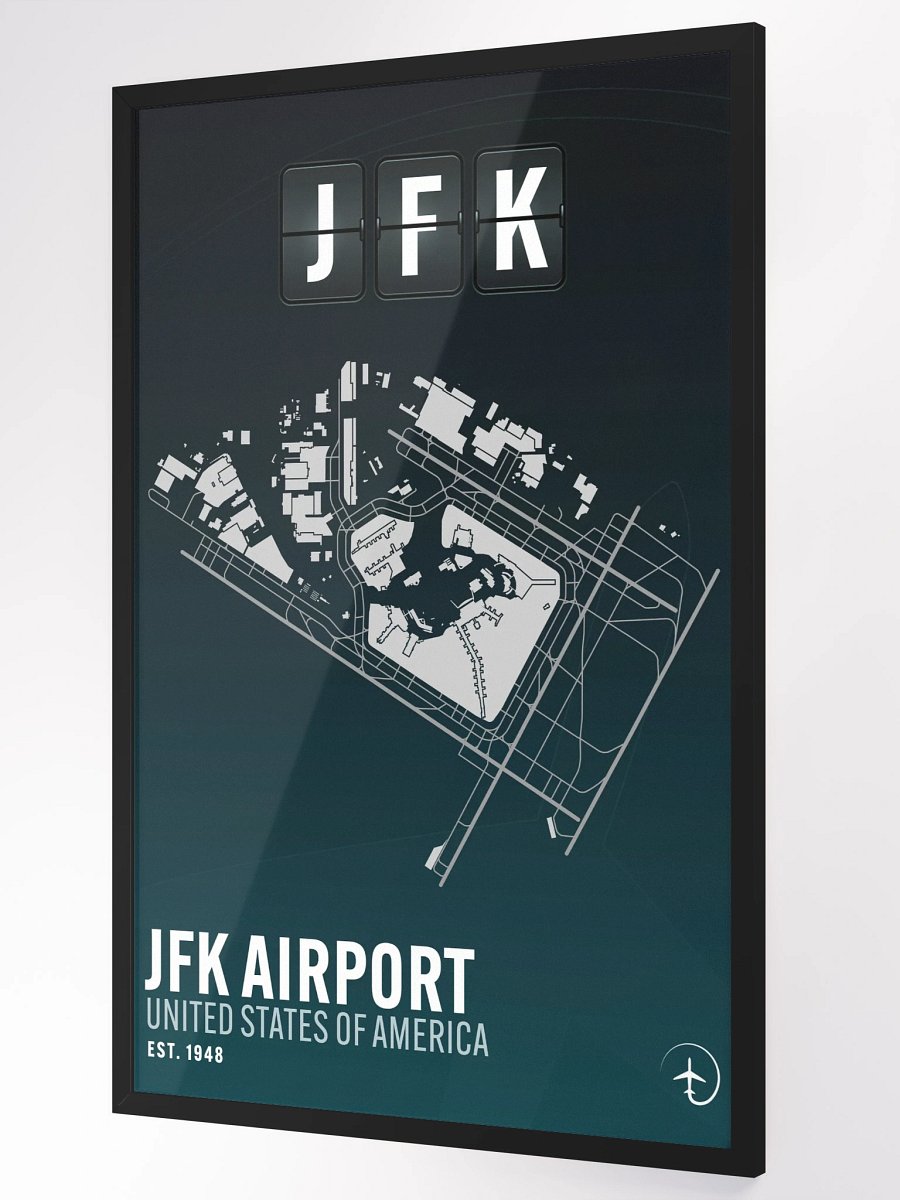 New York JFK Poster (Framed) product image (3)