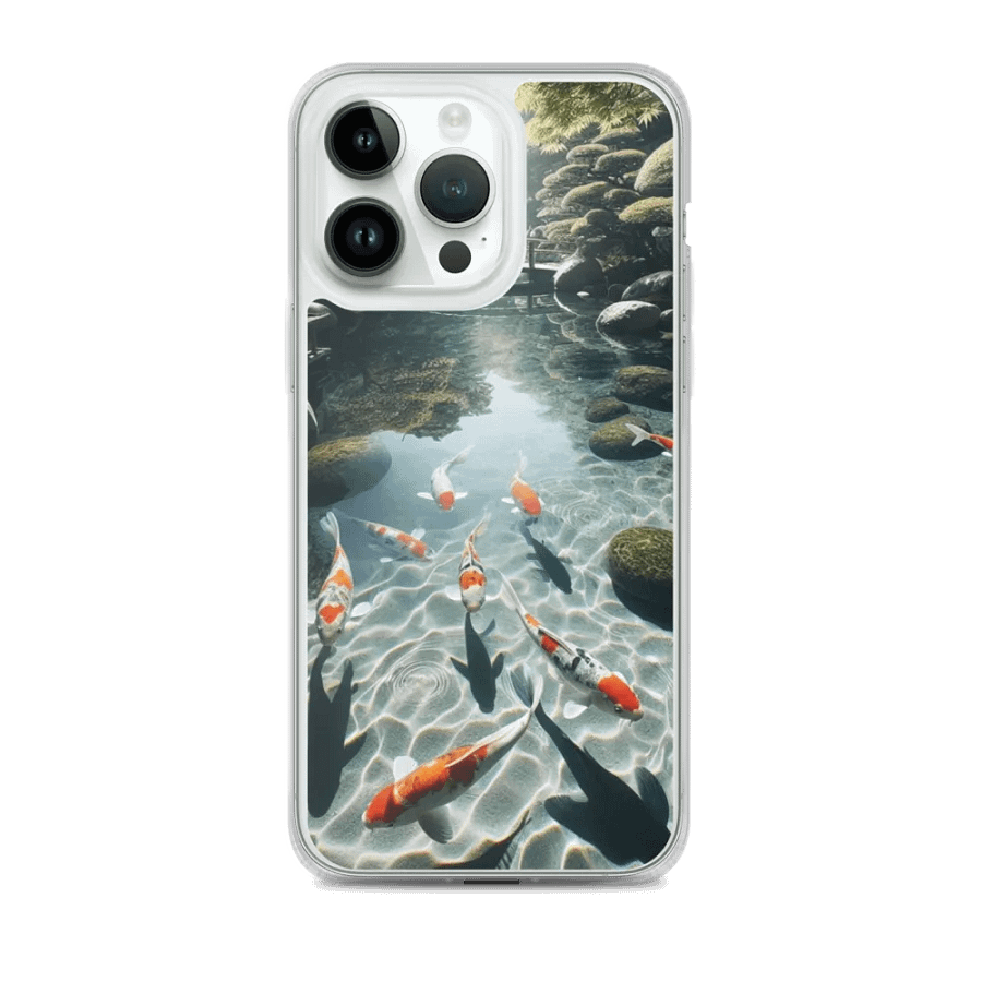 Koi Pond Serenity iPhone® Case | Ai Design product image (2)